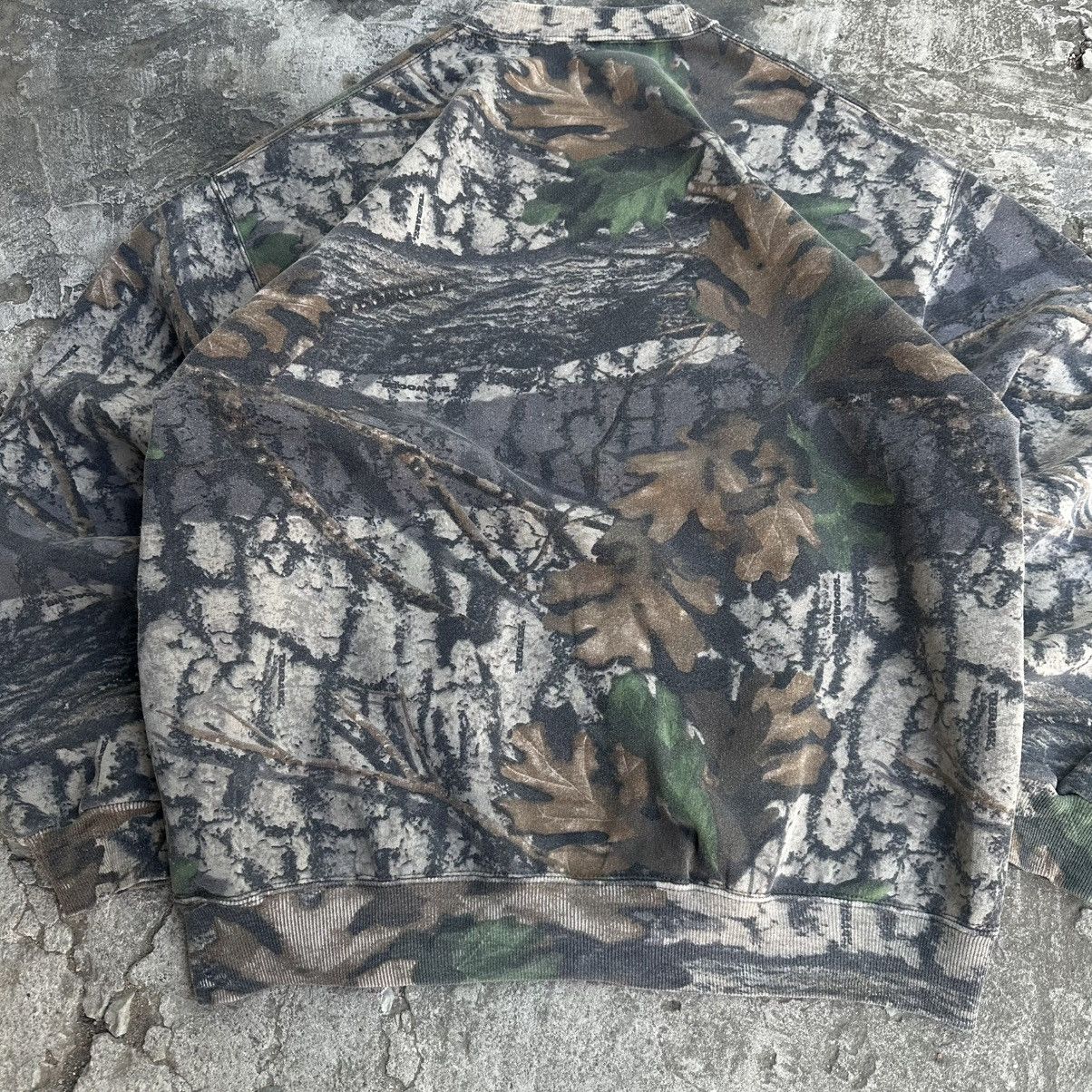 Jerzees × Realtree Rare! Crazy Vintage Carhartt Style Realtree Camo Sweatshirt Size US XL / EU 56 / 4 - 11 Thumbnail