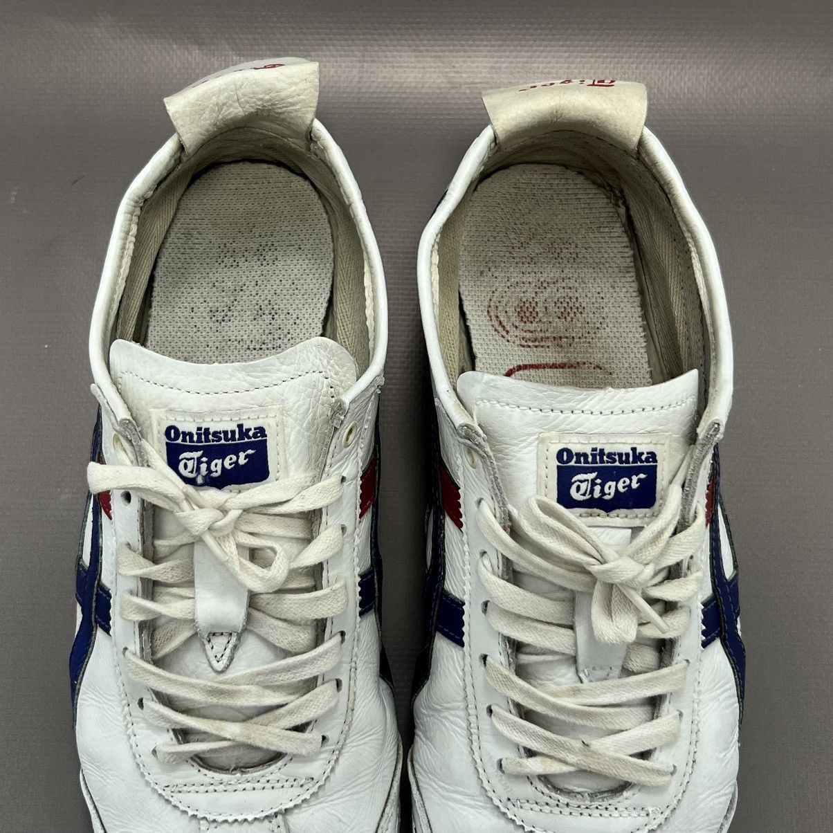 Asics × Japanese Brand × Vintage Asics Tiger Onitsuka Mexico 66 White Leather Sneakers Sz 8 Size US 8 / EU 41 - 6 Thumbnail