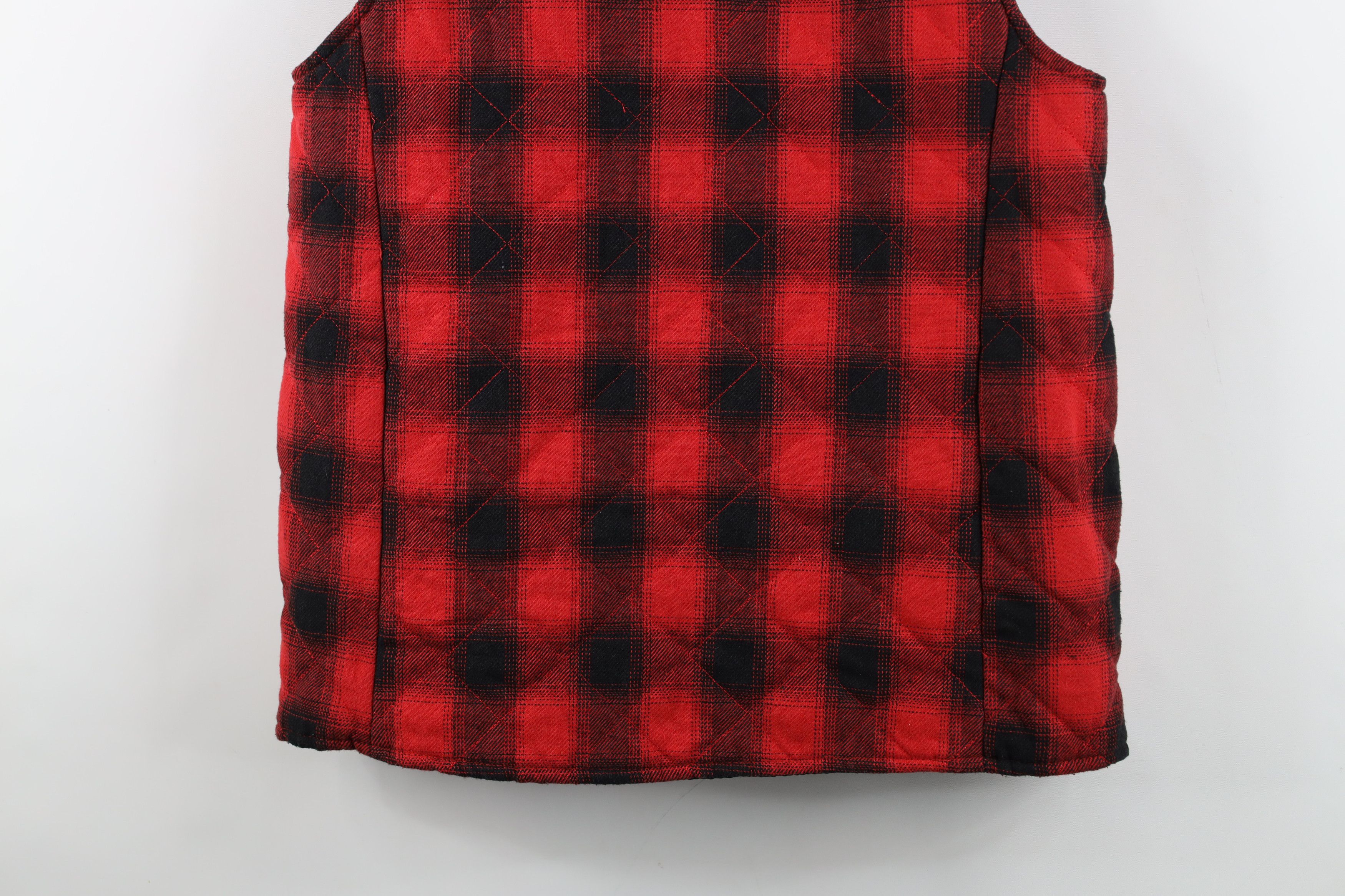 Vintage Simply Southern Fleece Flannel Quilted Puffer Vest Jacket Size M / US 6-8 / IT 42-44 - 14 Thumbnail