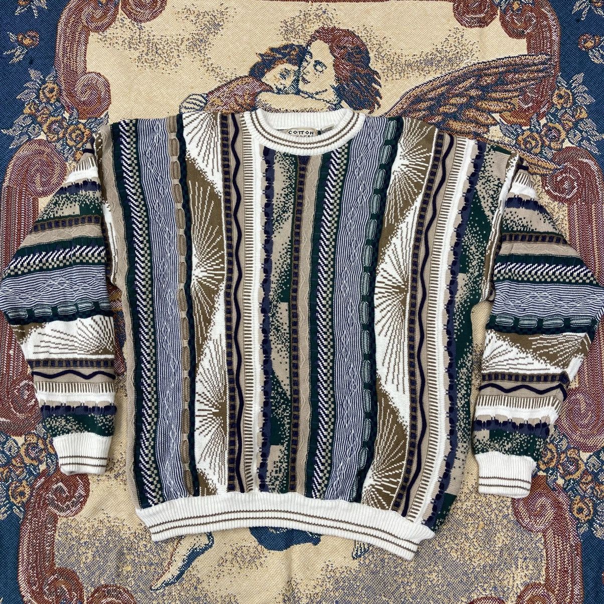 Vintage Vintage Cotton Traders Coogi Style 3D Knit Sweater Size US XL / EU 56 / 4 - 1 Thumbnail