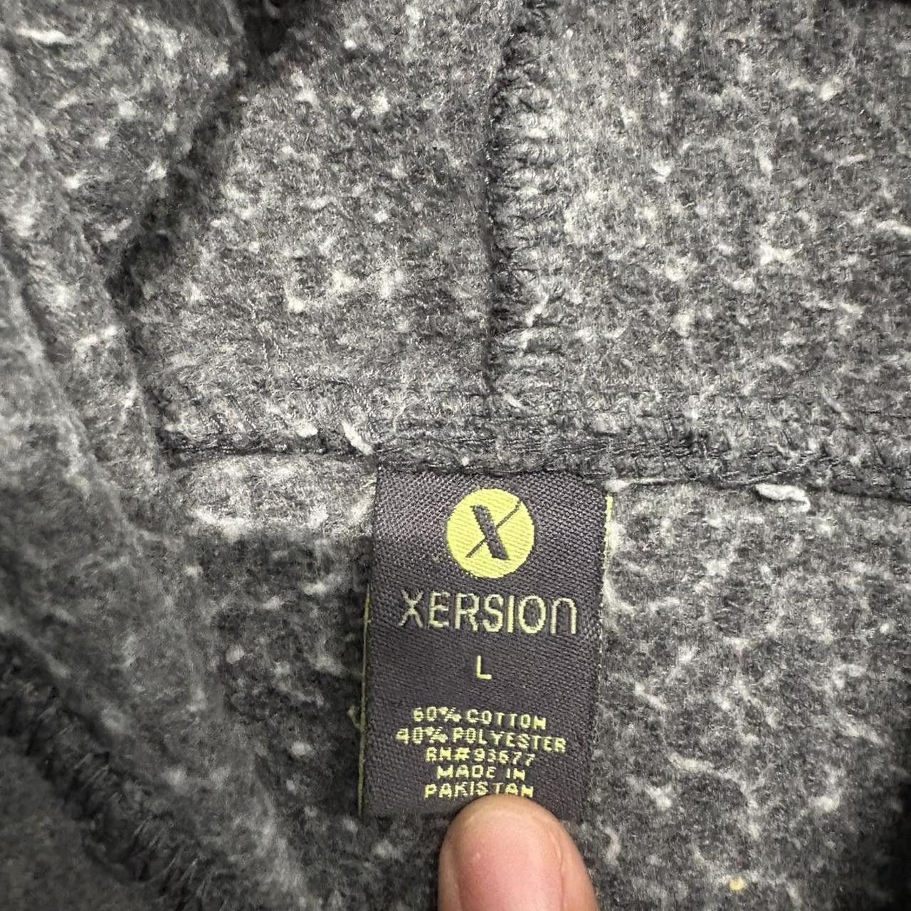 Japanese Brand × Vintage Crazy Vintage Y2K/2000s Faded Black Blank Hoodie! Size US L / EU 52-54 / 3 - 3 Thumbnail