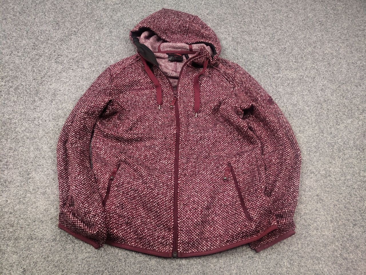 Mammut Mammut Chamuera ML Titanium thermo Fleece Zip Red Jacket Size M / US 6-8 / IT 42-44 - 6 Thumbnail