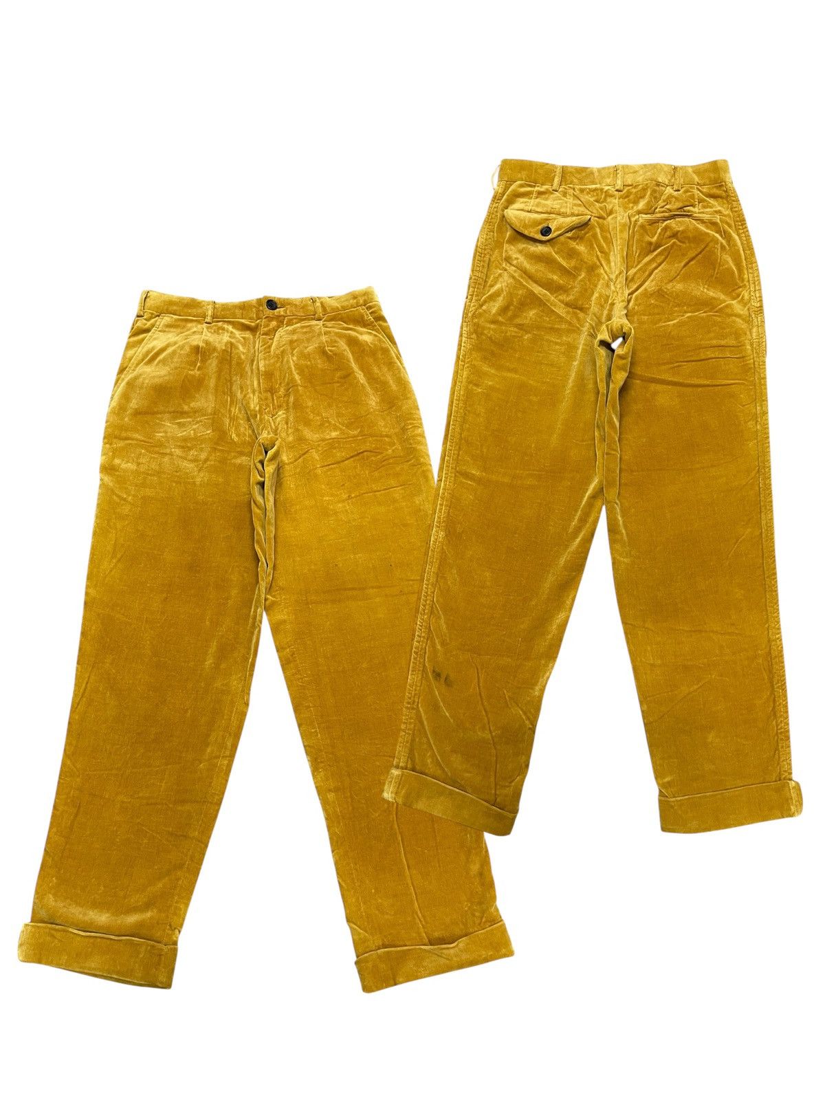 Comme des Garcons Homme Plus AD 1998 COMME DES GARCONS HOMME PLUS VELVET PANT RARE Size US 28 / EU 44 - 1 Thumbnail
