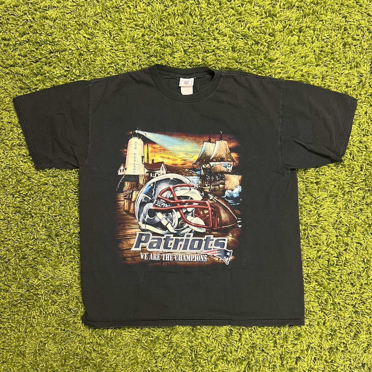 NFL × Vintage Vintage Patriots T-shirt Size US XL / EU 56 / 4 - 2 Thumbnail