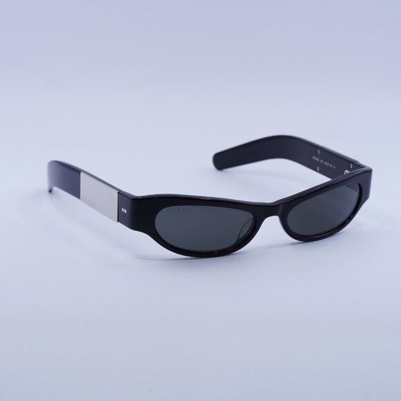 Gucci 🕶️ New Gucci GG1635S 003 Sunglasses - Shiny Black Frame Size ONE SIZE - 5 Thumbnail
