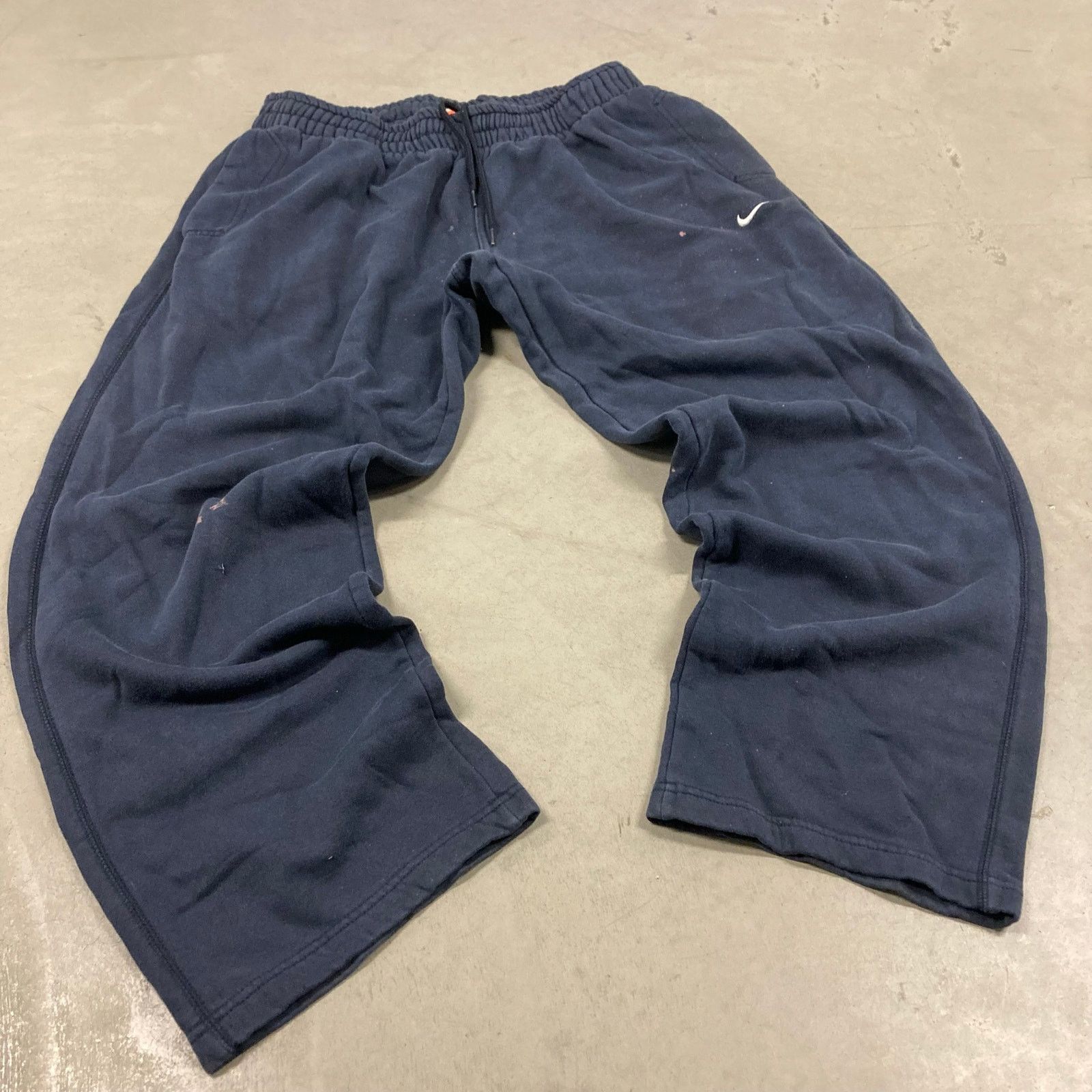 Nike Baggy Y2K distressed Nike sweatpants 32x30 Size US 32 / EU 48 - 1 Thumbnail
