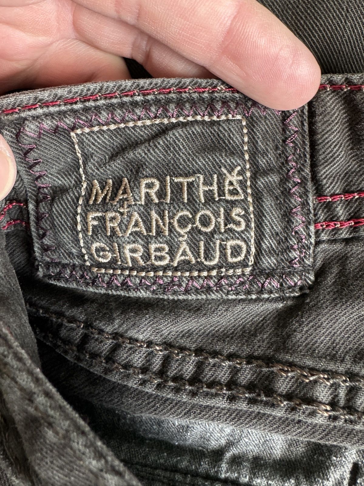 Marithe + Francois Girbaud Marithe Francois Girbaud Vintage Cargo Biker Jeans Size 28" / US 6 / IT 42 - 17 Thumbnail