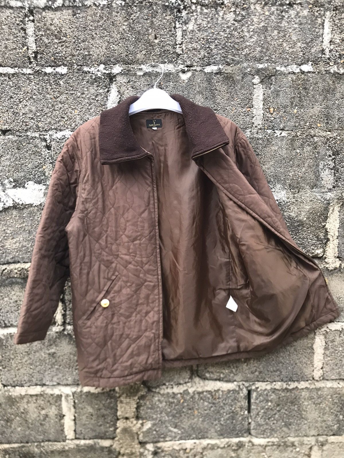 Japanese Brand × Valentino ⚡️Vintage Claudio Valentino Zipper Quilted Jacket Size US M / EU 48-50 / 2 - 8 Thumbnail