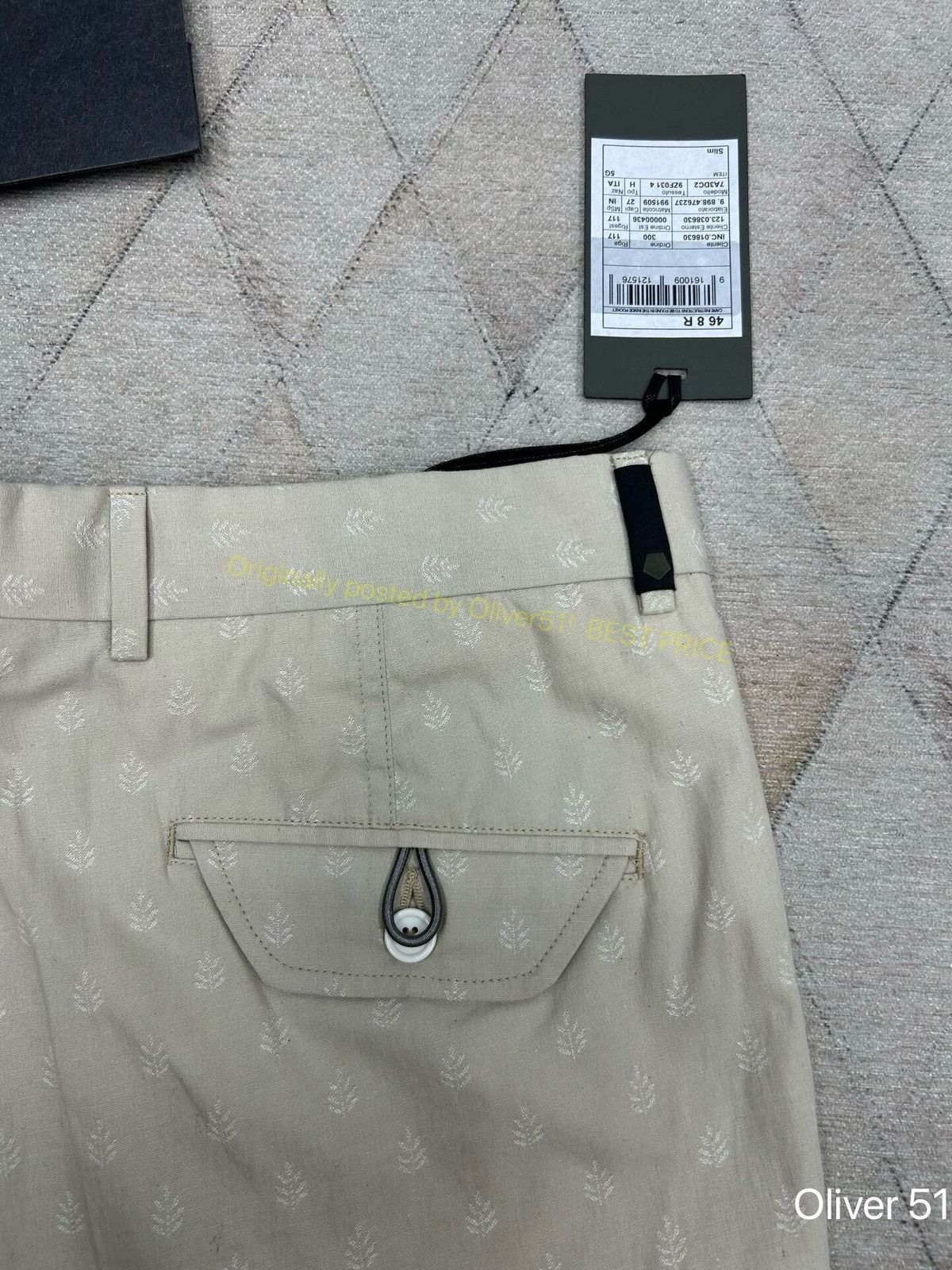 Z Zegna Zegna Khaki Casual Shorts BFAJVV261 Size US 30 / EU 46 - 4 Thumbnail