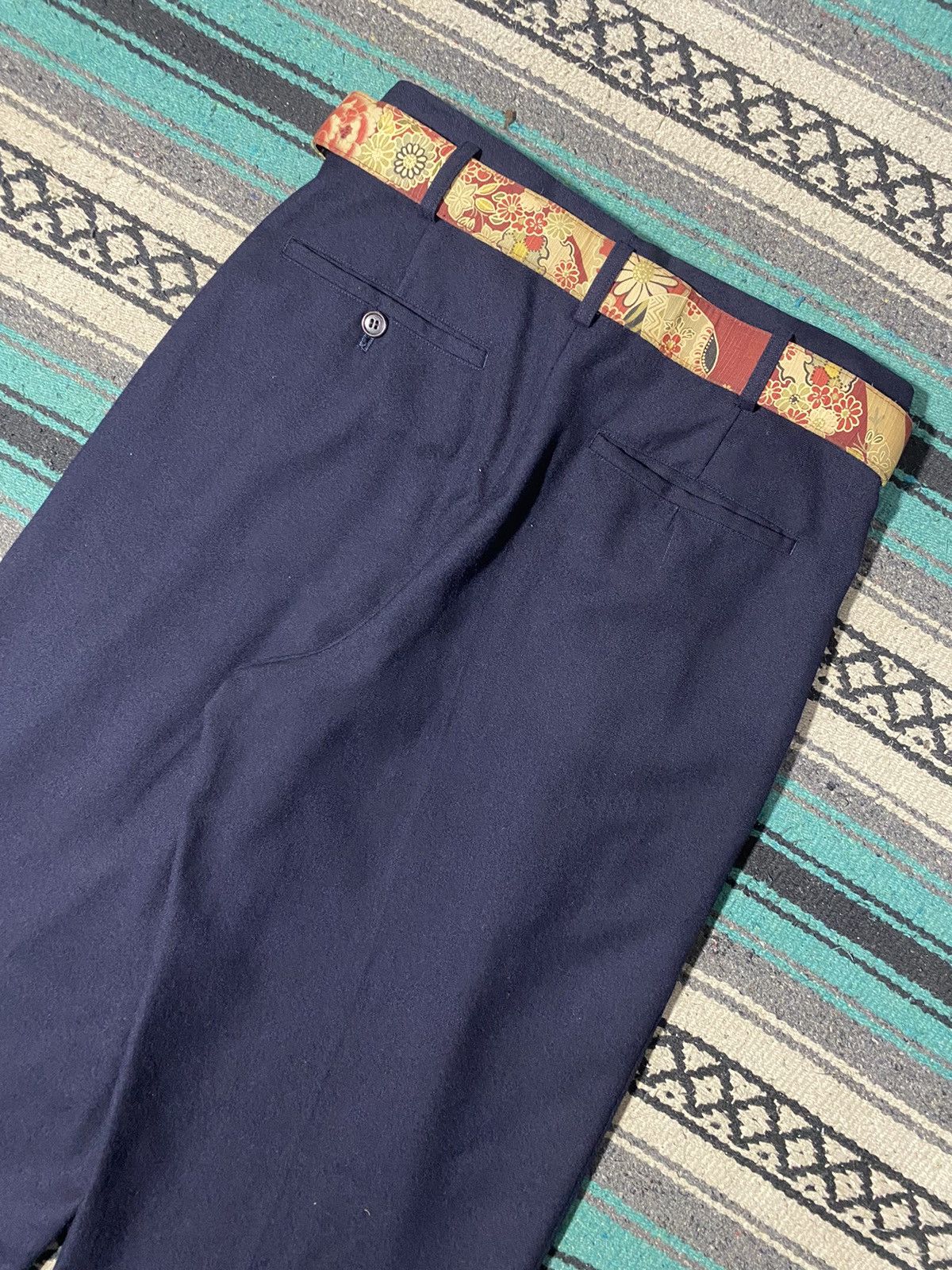 Nicole Club 2000s Nicole Club - Double Pleated Wool Trouser Pants Size US 29 - 7 Thumbnail
