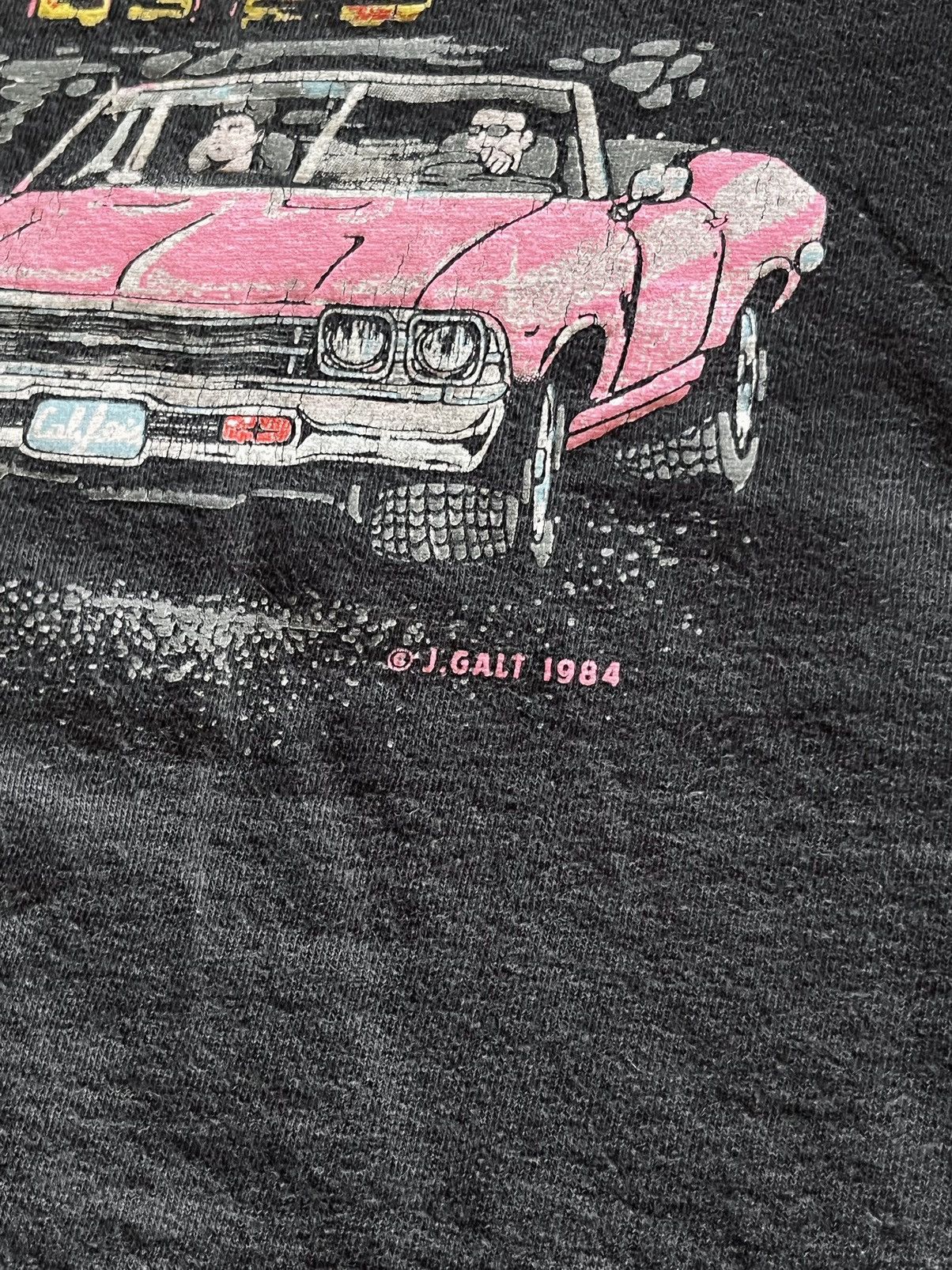 Vintage Vintage J. Galt Drive-In Tee (Black) - Large Size US L / EU 52-54 / 3 - 4 Thumbnail