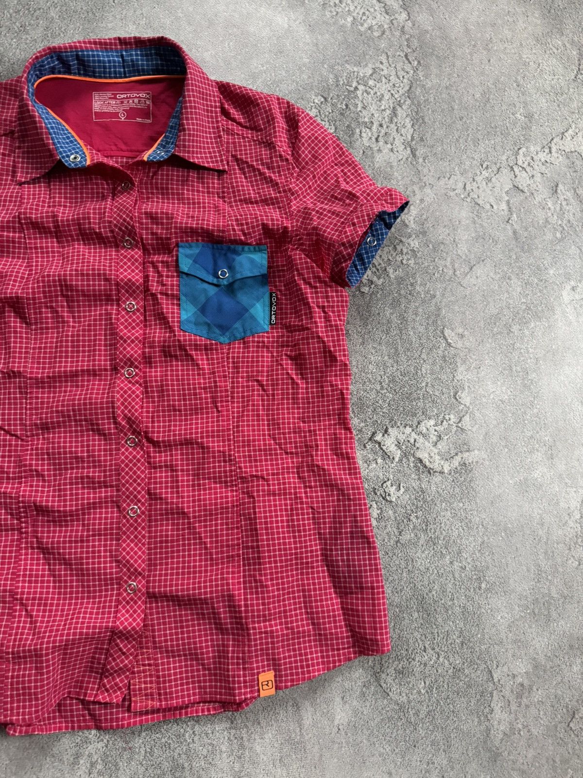 ORTOVOX Ortovox L/size chekered wmns shirt button up short sleeve Size L / US 10 / IT 46 - 9 Thumbnail