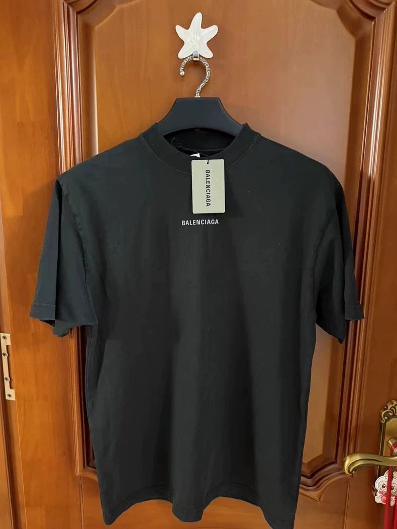 Balenciaga Balenciaga Reflective logo short sleeve Size US XXS / EU 40 - 1 Thumbnail