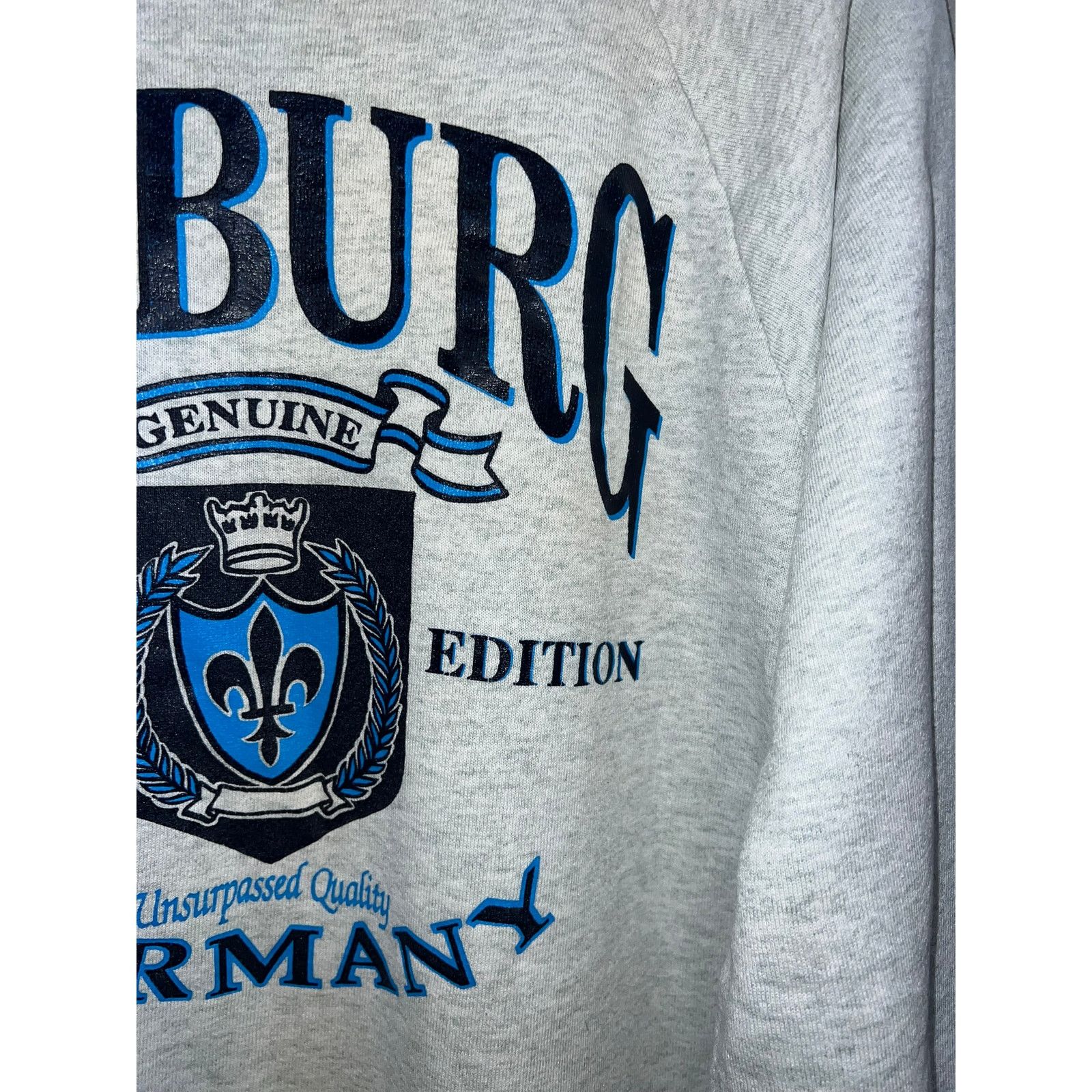 Vintage Vintage Germany Sweatshirt Bitburg Gray Crewneck 90s VTG 2XL Size US XXL / EU 58 / 5 - 4 Thumbnail