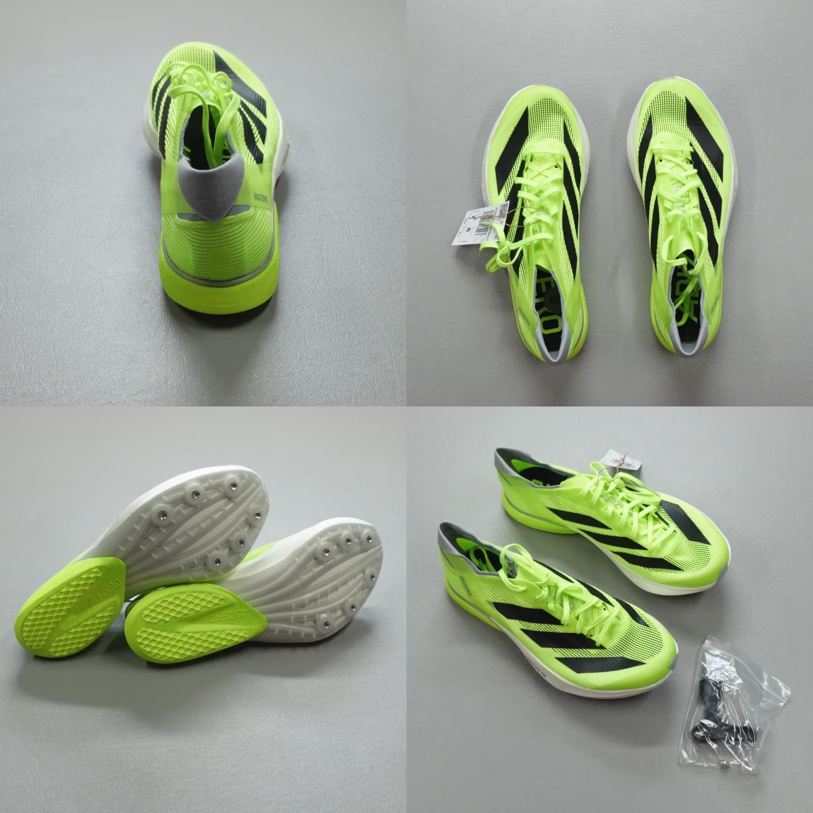 Adidas adidas Adizero Avanti Spikes Lucid Lemon Men’s 11 Women’s 12 Sneaker Athletic Track & Field Breathable Lightweight Green IG1989 Size US 11 / IT 41 - 8 Thumbnail