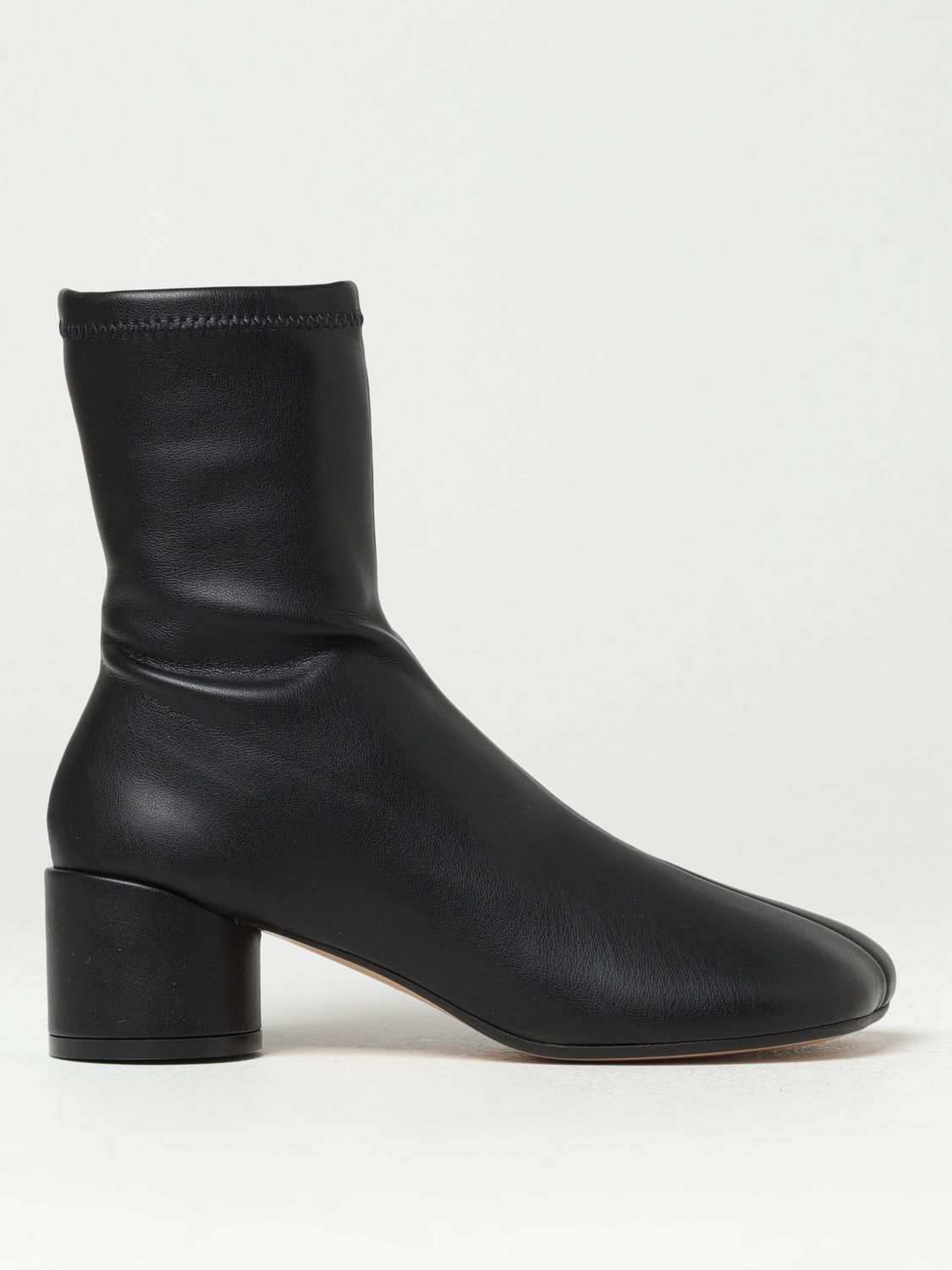 Maison Margiela Flat Ankle Boots Woman Black