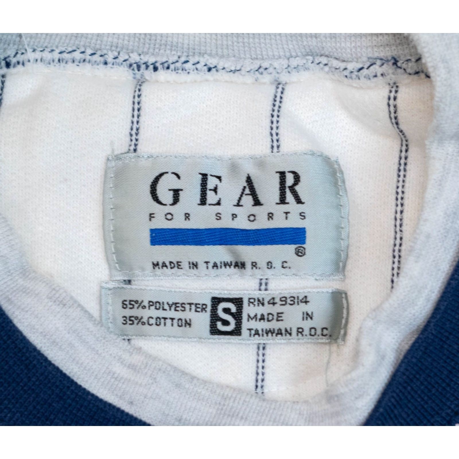 Vintage VINTAGE Gear Sweatshirt Mens Small Navy Blues Crew Neck 90s Flight Plane 767 Size US S / EU 44-46 / 1 - 3 Thumbnail