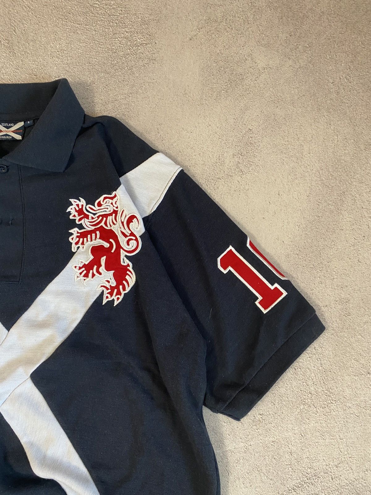 Vintage Polo Ralph Lauren Style Scotland rugby polo jersey Size US L / EU 52-54 / 3 - 4 Thumbnail