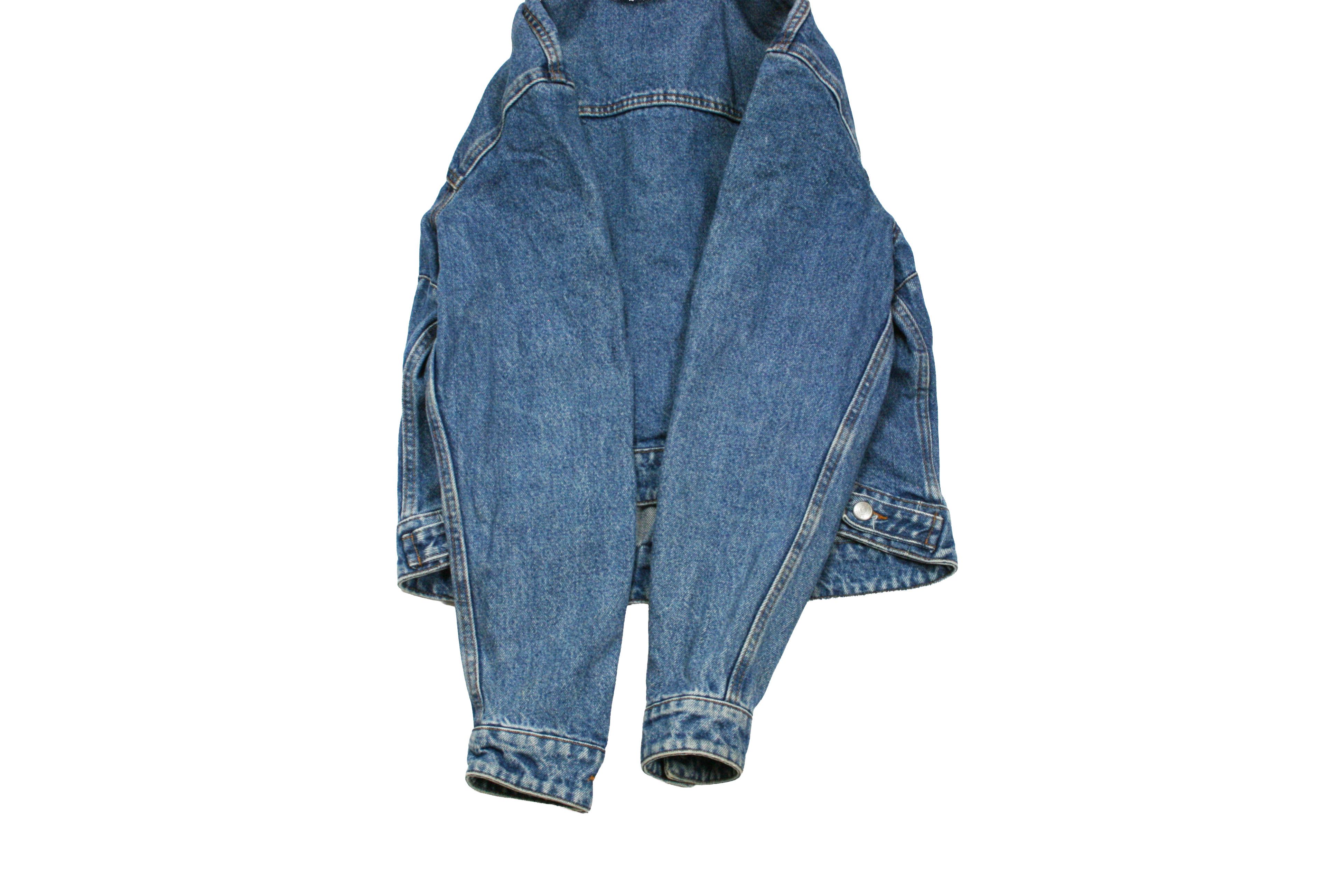 Katharine Hamnett London 90S Denim Trucker Y2K Jacket Vintage Size XL / US 12-14 / IT 48-50 - 6 Thumbnail