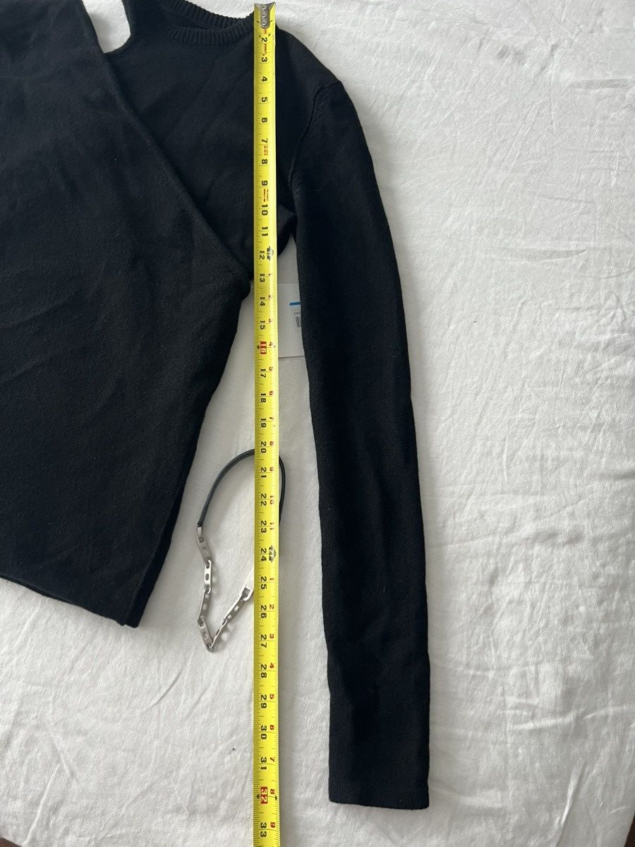 Rick Owens Cashmere opaqueBanana Ziggy cut out sweater jumper knit L XL Size US L / EU 52-54 / 3 - 7 Thumbnail