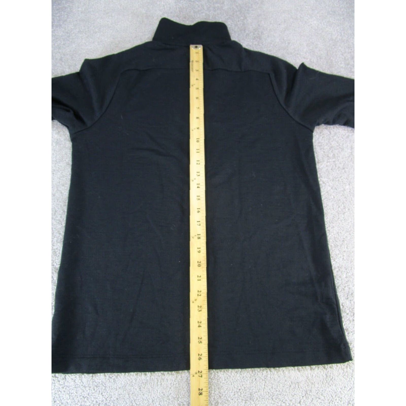Banana Republic Banana Republic Sweater Mens M Black Performance Merino Mock Neck Pullover Long Sleeve Regular Fit Shirt for Business Casual Travel Size US M / EU 48-50 / 2 - 7 Thumbnail