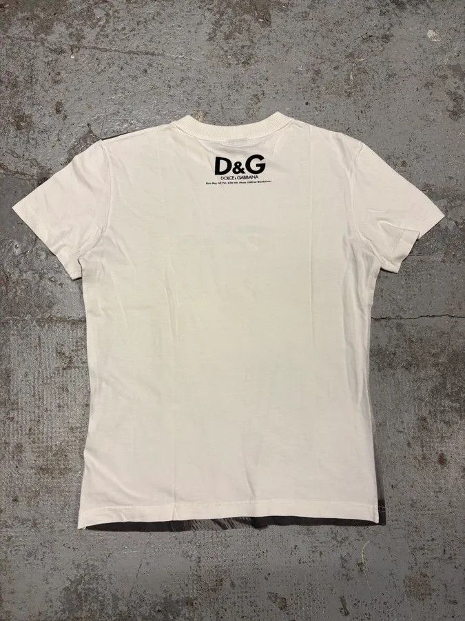 Dolce & Gabbana 2000s Dolce & Gabbana Grey & White Young Men T-Shirt Size US S / EU 44-46 / 1 - 6 Thumbnail