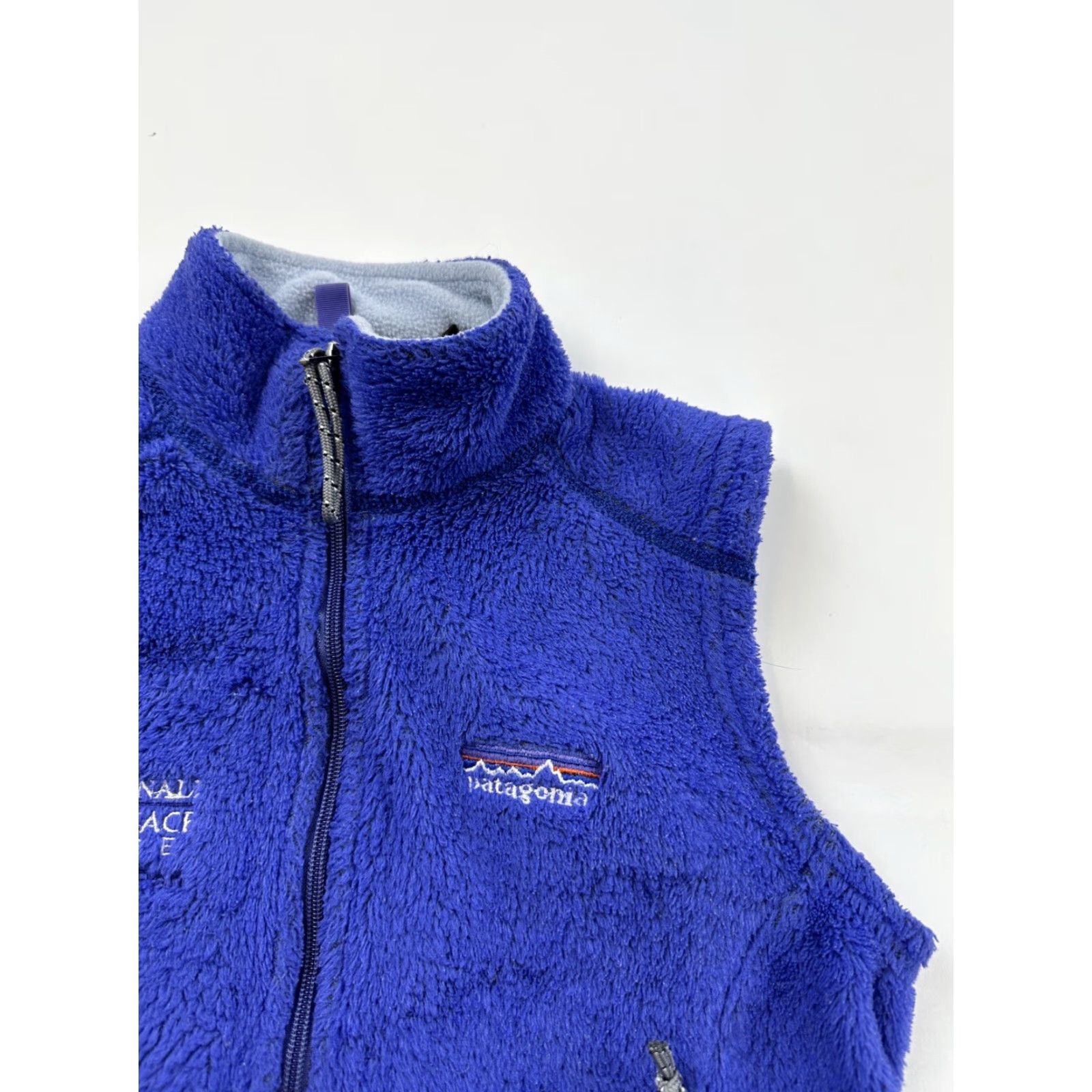 Patagonia VINTAGE Patagonia Fleece Vest Jacket Womens XS Blue Logo Retro Size XS / US 0-2 / IT 36-38 - 3 Thumbnail