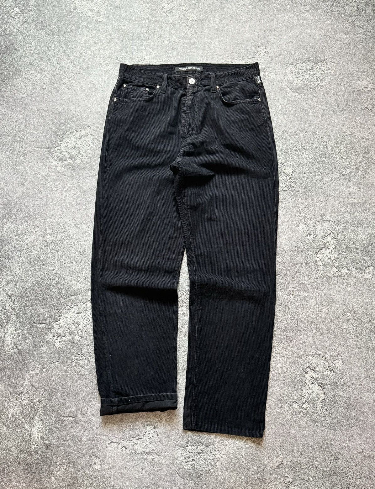 Versace × Versace Jeans Couture × Vintage Versace Jean couture 35/49 corduroy pant trouser chino 90s Size US 35 - 10 Thumbnail