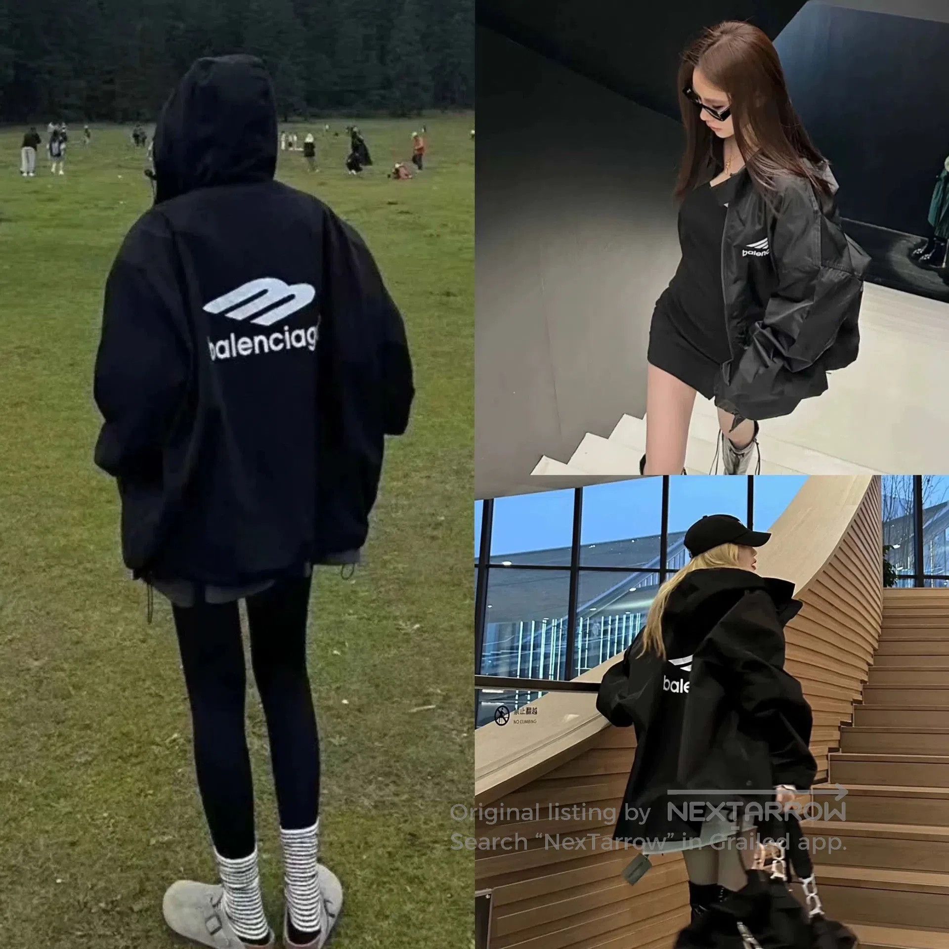 Balenciaga Balenciaga Waterproof Hooded Jacket Size 3. Size US L / EU 52-54 / 3 - 7 Thumbnail
