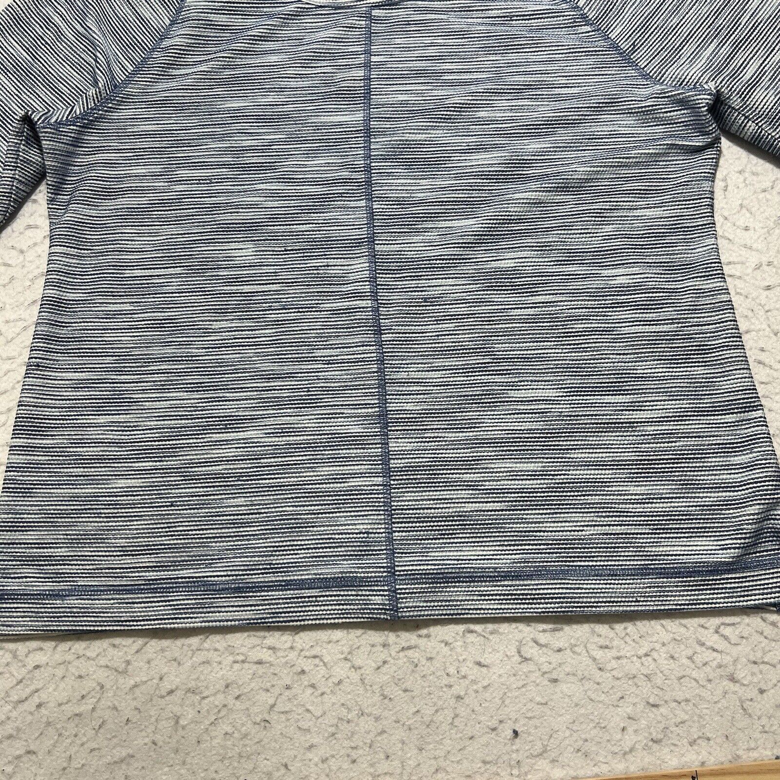 Other Talbots Tie Neck 3/4 Sleeve Pullover Blue Twist Sweater Top Size XL / US 12-14 / IT 48-50 - 12 Thumbnail