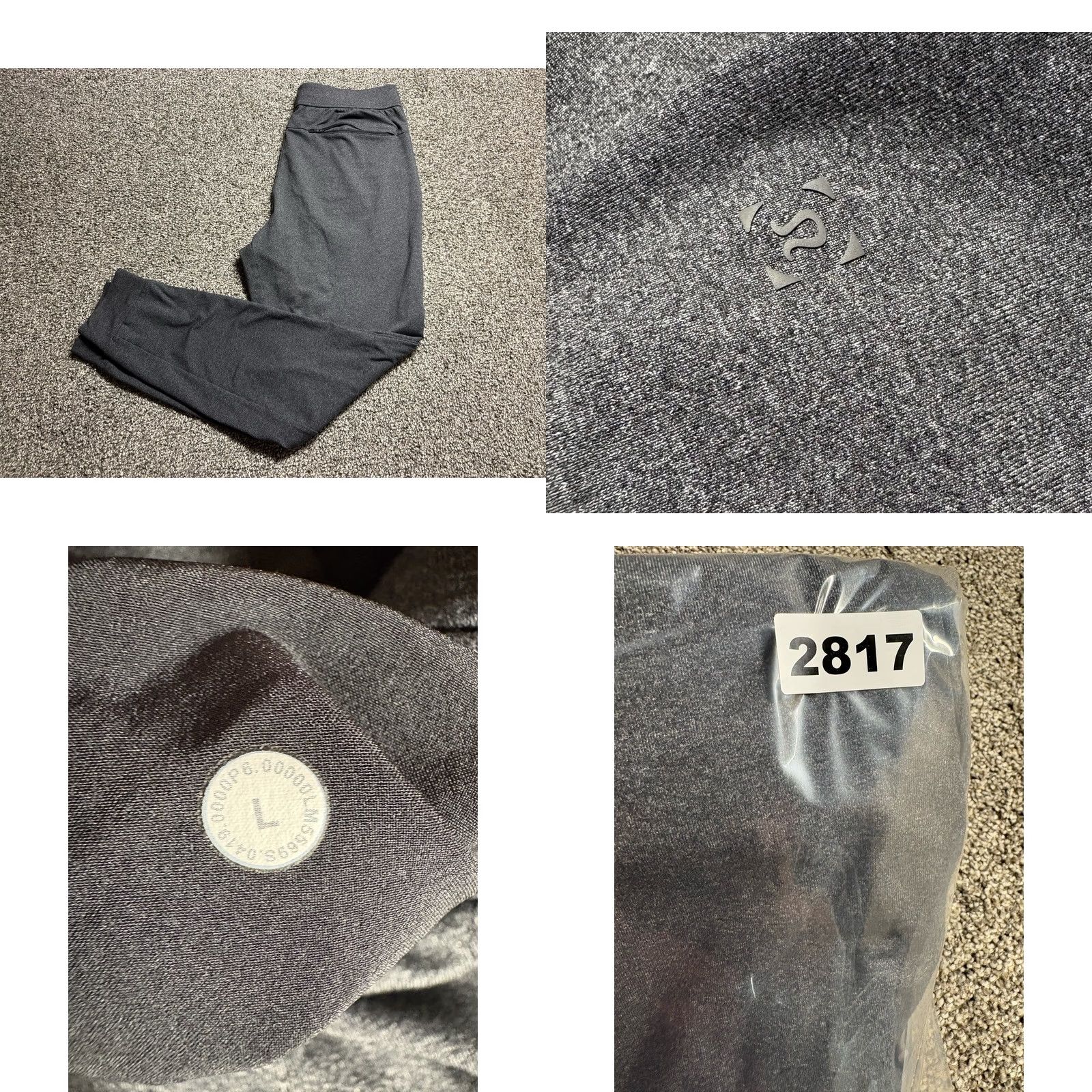 Lululemon Lululemon ABC Jogger Mens Gray Tapered Athletic Sweatpants LM5569S Size US 33 - 9 Thumbnail