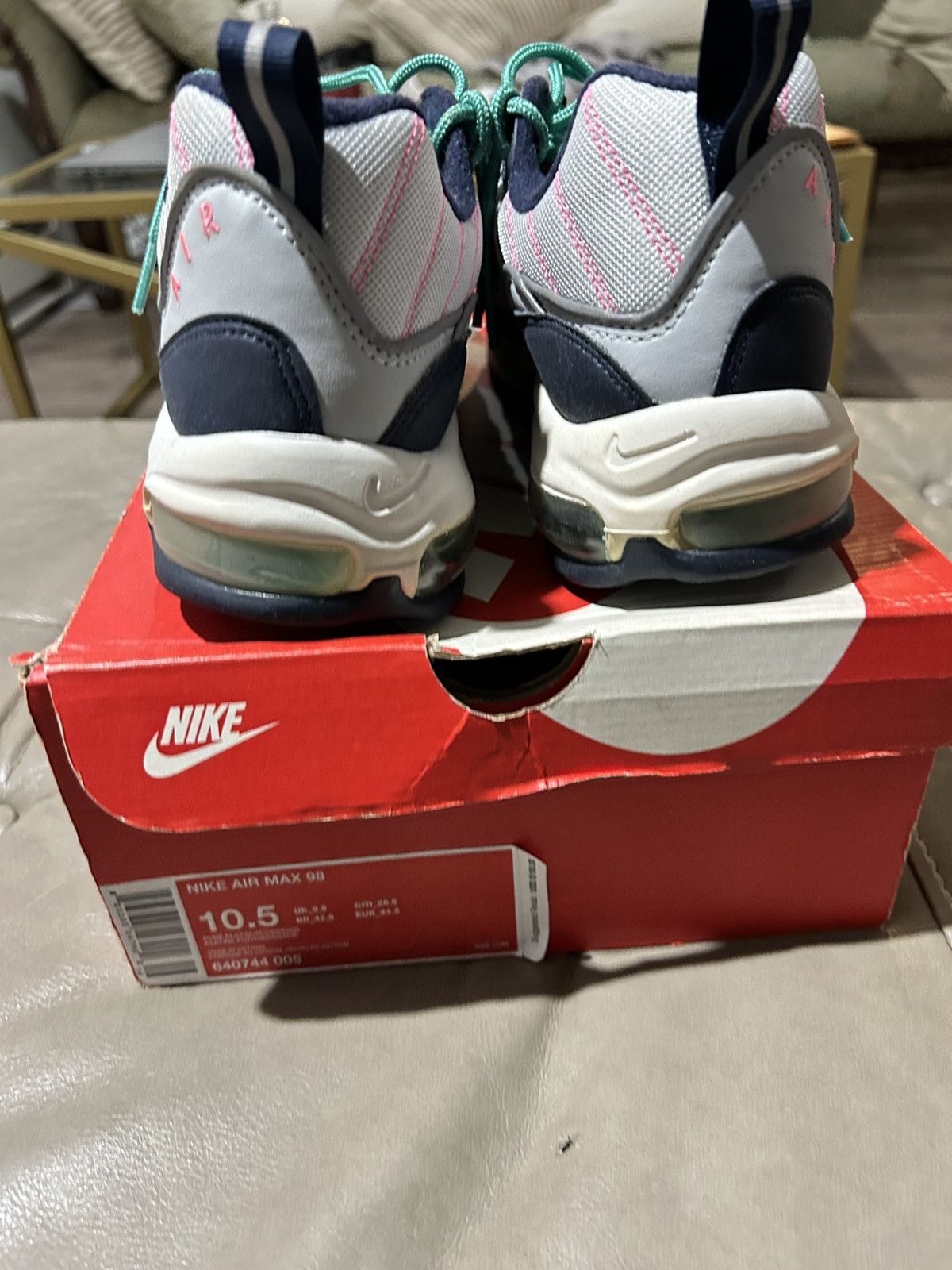 Nike Air Max 98 Sourh Beach Size US 10.5 / EU 43-44 - 2 Thumbnail