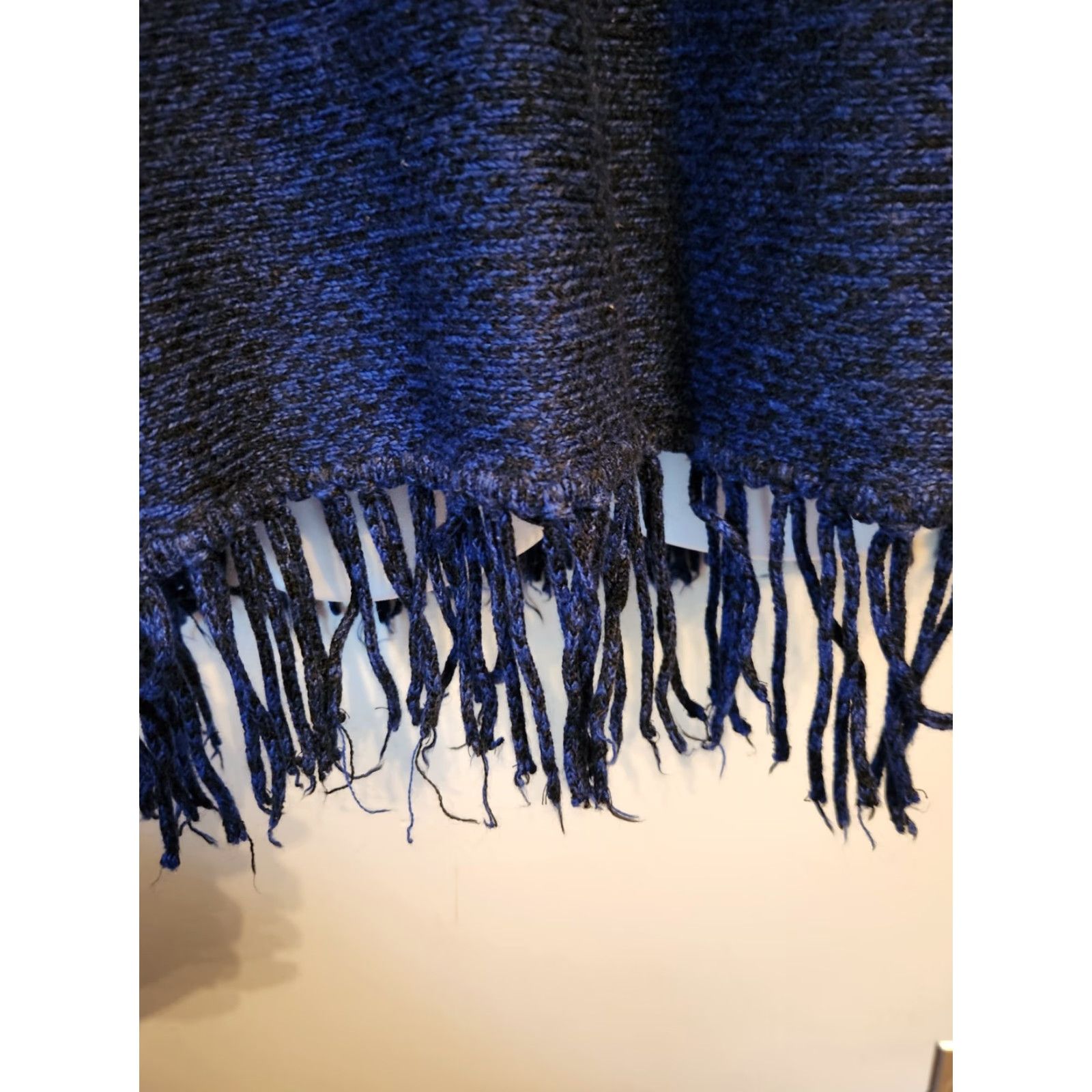 Vintage Relativity Womens Blue Knit Batwing Fringe Crewneck Pullover Sweater 3X Size Plus Size Simpli-Consult Legacy Size XXL / US 16-18 / IT 52-54 - 4 Thumbnail