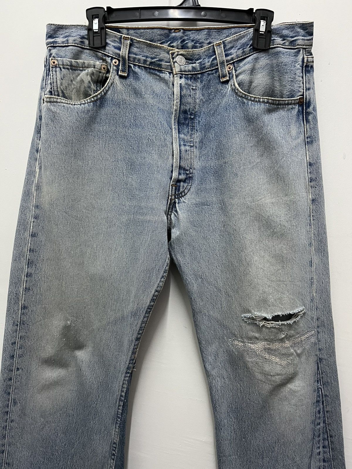 Japanese Brand Distressed Weyep By Yuya Moribe Rebuild Denim Size US 34 / EU 50 - 3 Thumbnail