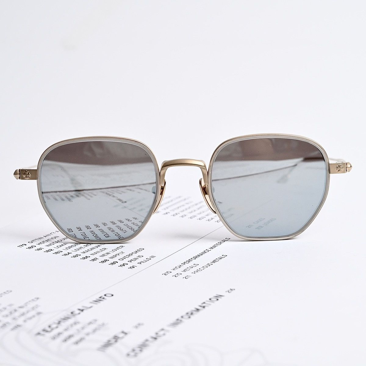 CHROME HEARTS BONE PRONE I SUNGLASSES Glasses