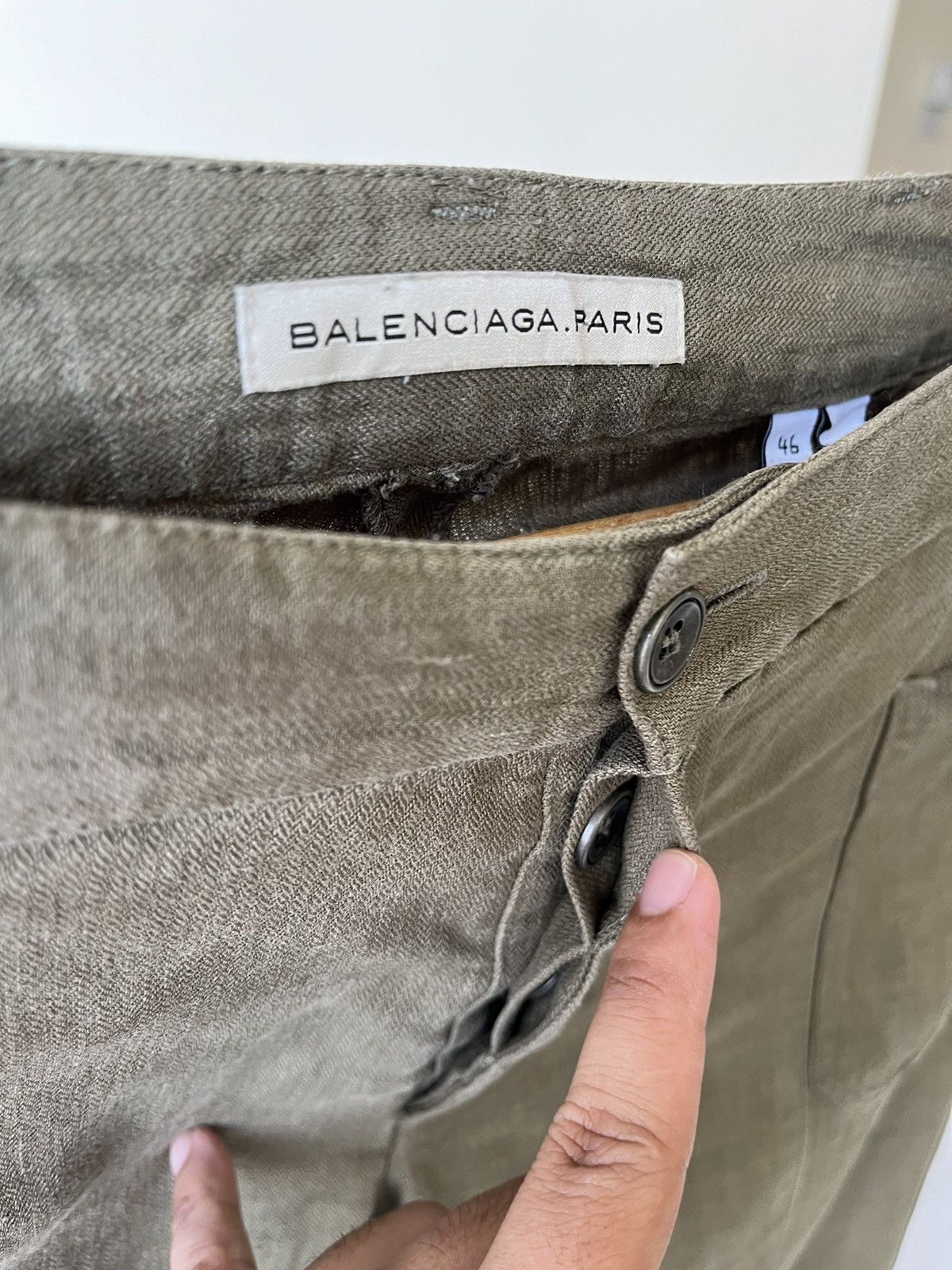 Balenciaga Balenciaga Bush Linen Pants Size 33" - 5 Thumbnail