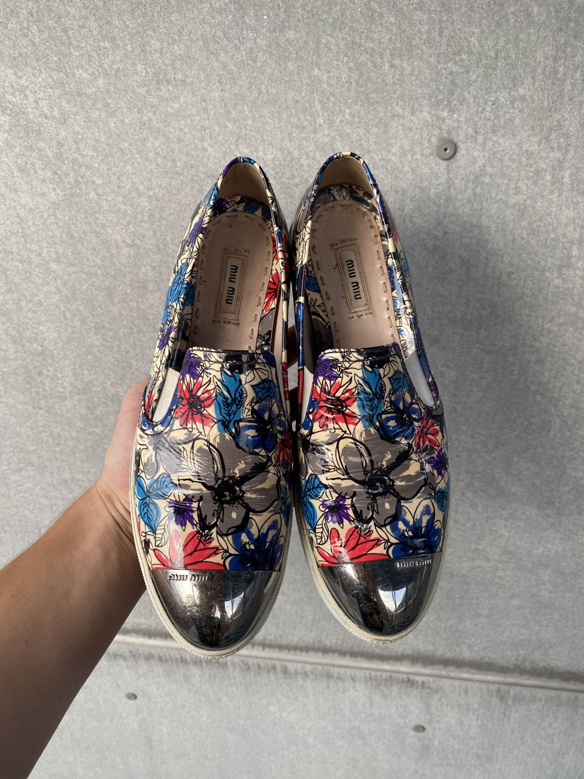 Miu Miu Miu Miu Snake Sli Ons Size US 11 / IT 41 - 2 Thumbnail