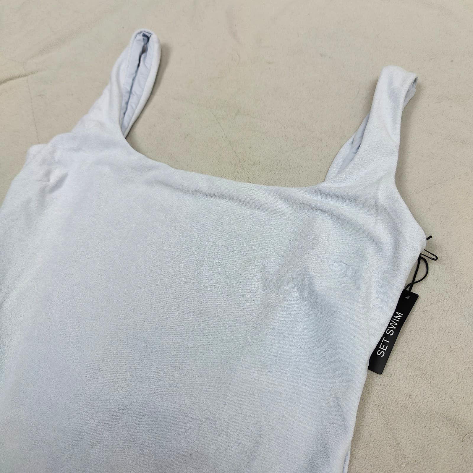 Other Set Active Swim One Piece Swimsuit Womens Large Ice Blue Size ONE SIZE - 2 Thumbnail