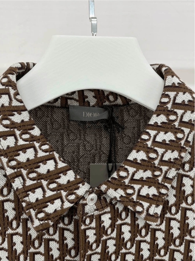 Dior Dior all-over print jacket shirt coat Size US XL / EU 56 / 4 - 4 Thumbnail