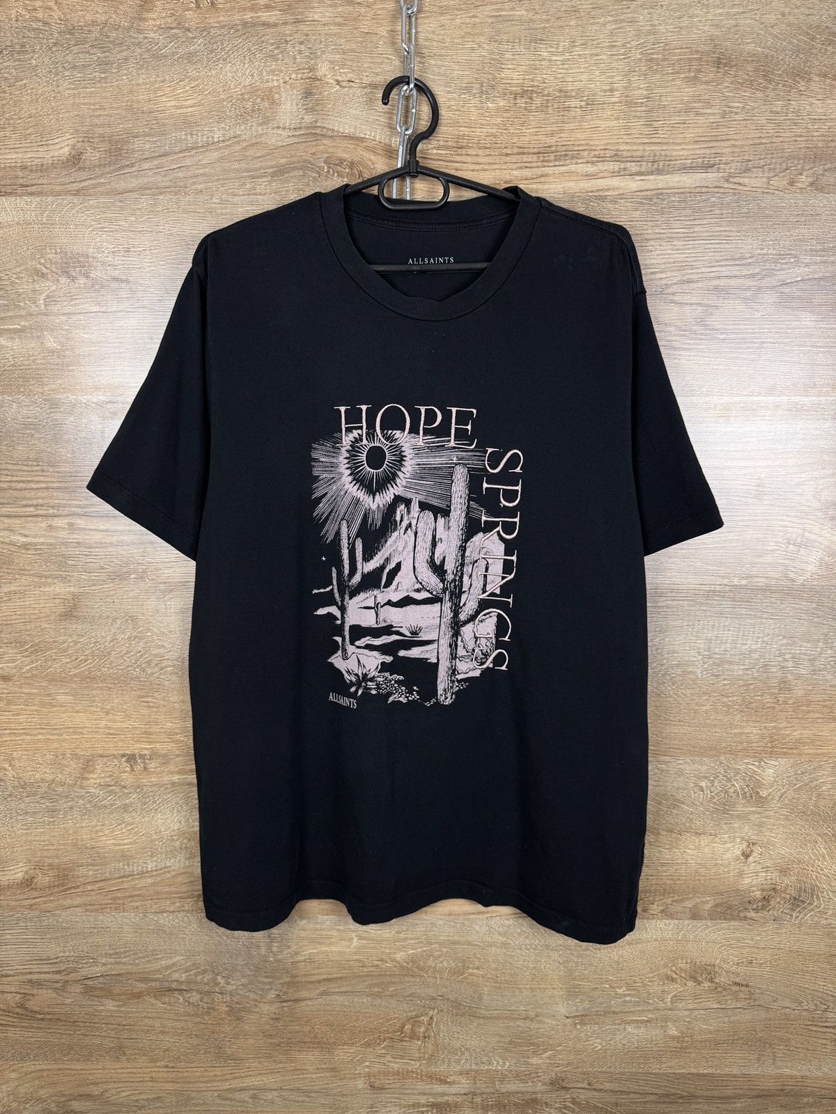 Allsaints × Japanese Brand Mens Vintage AllSaints CACTI BOYFRIEND TEE T-shirt luxury Size US L / EU 52-54 / 3 - 1 Thumbnail