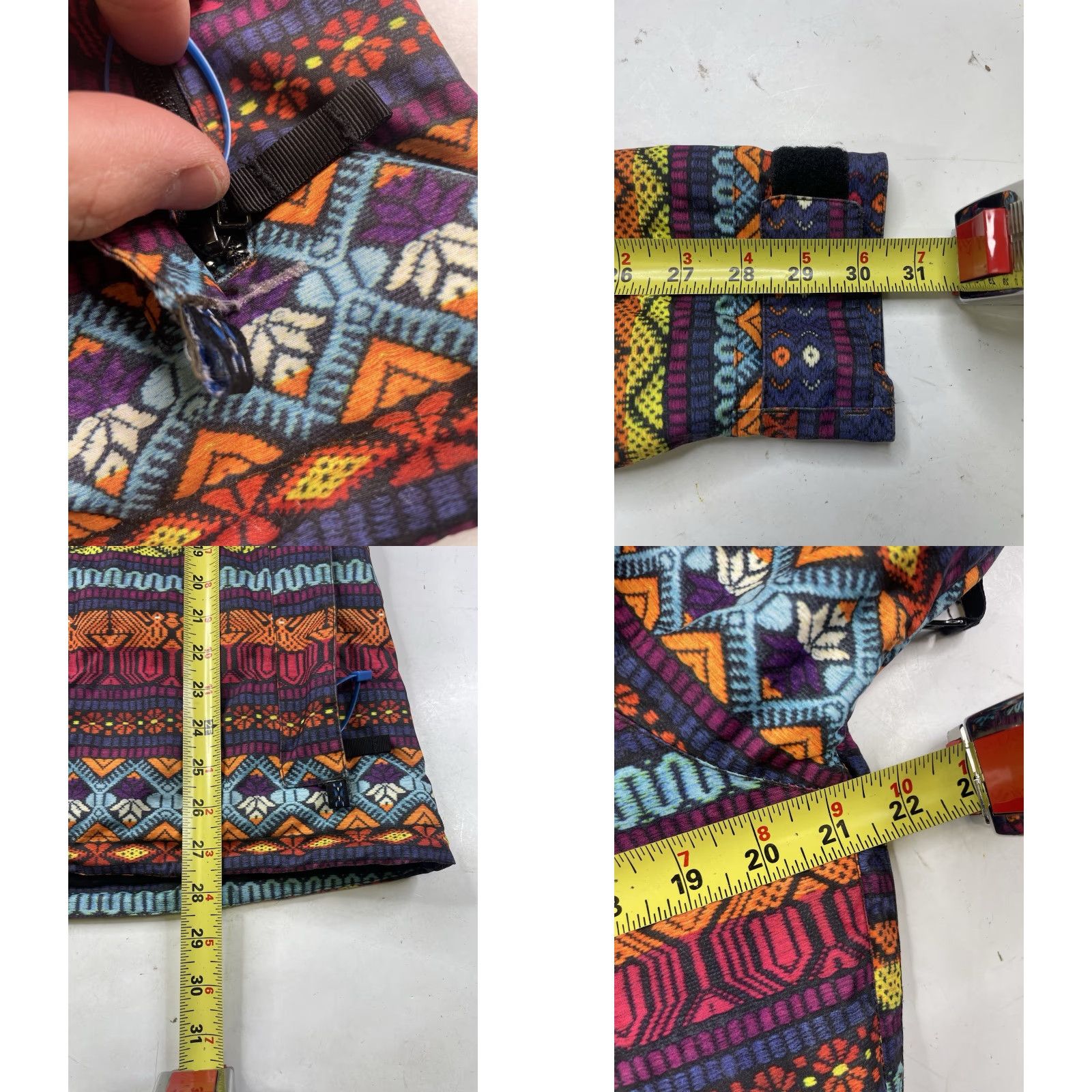 Burton Burton Jacket Women's Medium Colorful Pattern Hooded Insulated Ski Coat Size M / US 6-8 / IT 42-44 - 8 Thumbnail