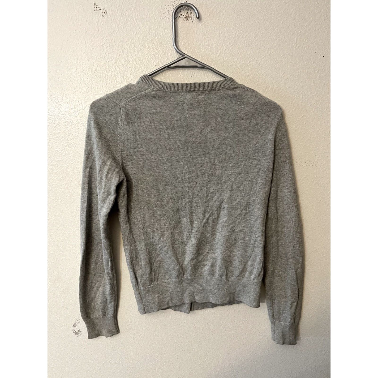 Banana Republic Banana Republic Cardigan Sweater Women's XS Long Sleeve Gray Cotton Viscose Knit Casual Fall Winter XS Womens Size XS / US 0-2 / IT 36-38 - 2 Thumbnail