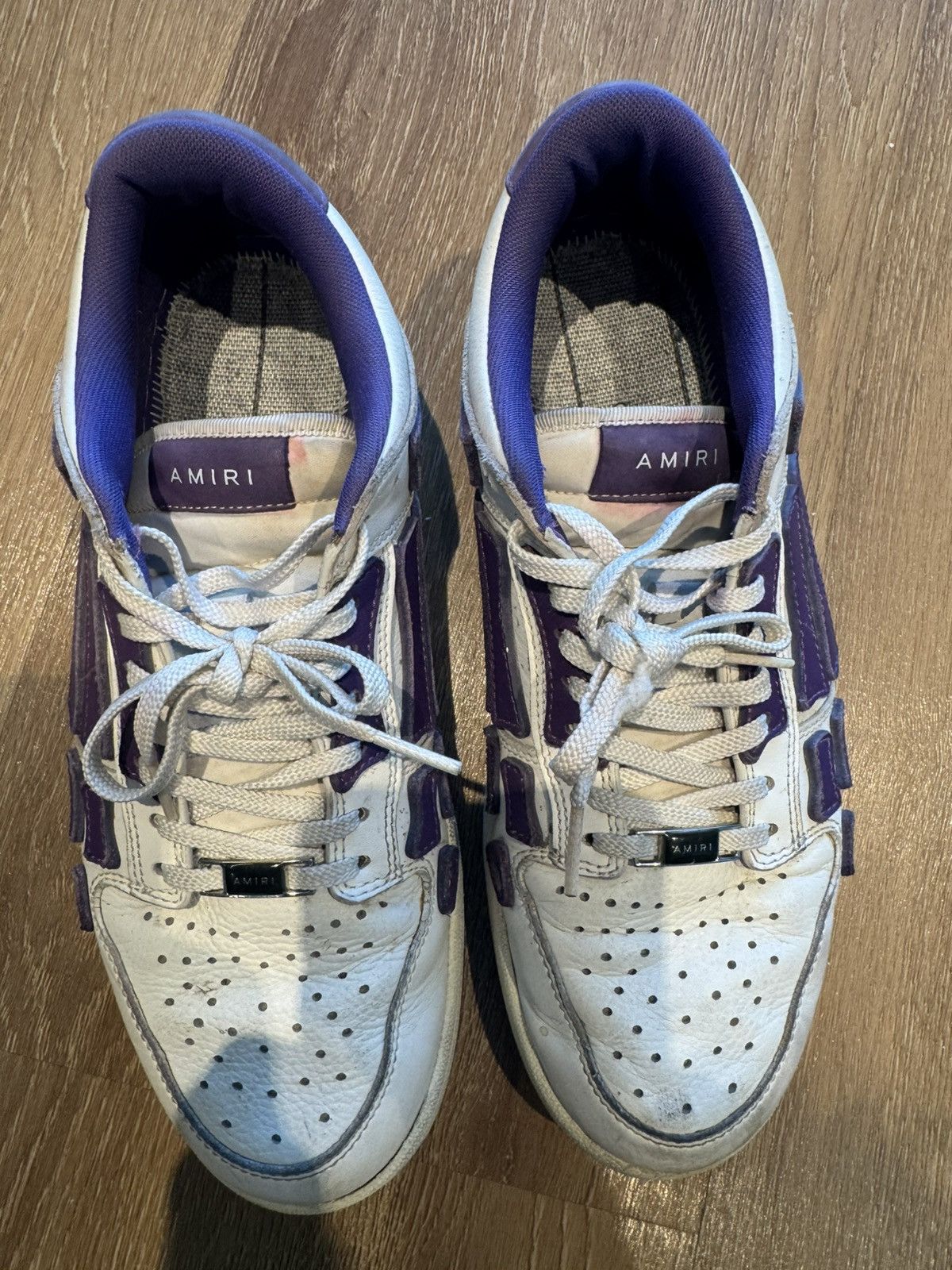 Amiri Amiri Skeleton Purple Sneakers Size US 10 / EU 43 - 6 Thumbnail