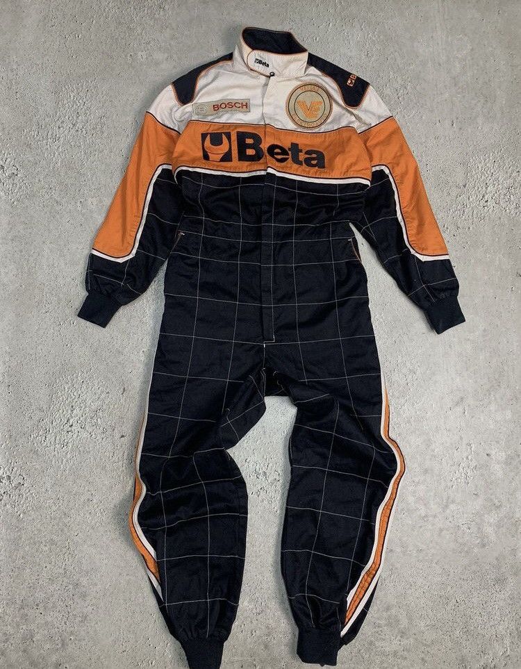 Japanese Brand × Vintage Racing Overalls Honda Toyota Suits F-1 Beta Vintage Y2K Size 34S - 2 Thumbnail