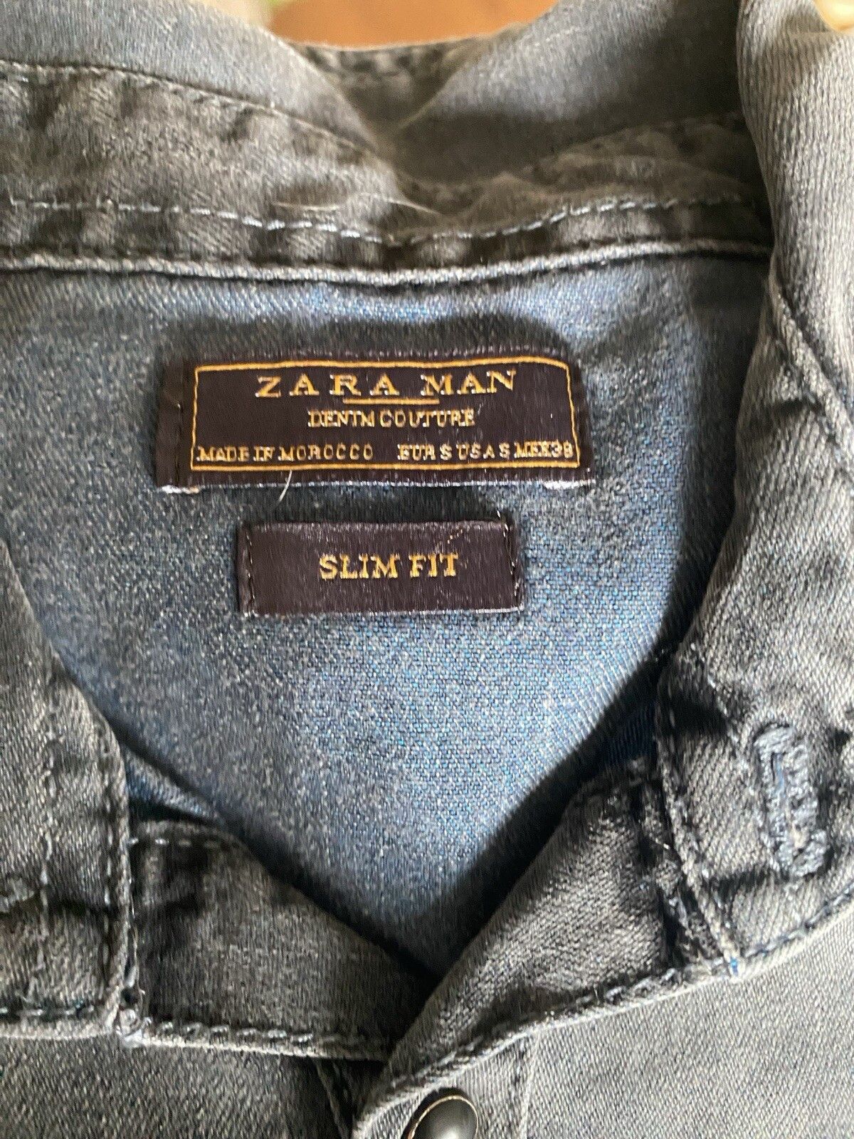 Other Zara Men Denim Shirt Grunge Size S Size US S / EU 44-46 / 1 - 3 Thumbnail
