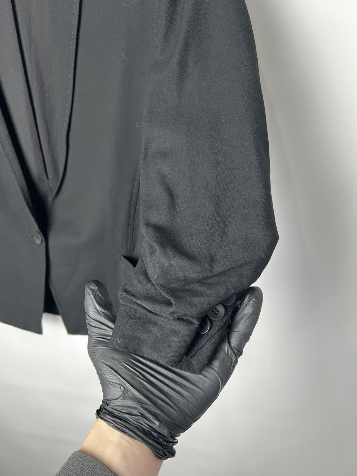 Helmut Lang Helmut Lang Slouchy Suiting Scrunched Sleeve Blazer Size 4 Size S / US 4 / IT 40 - 4 Thumbnail