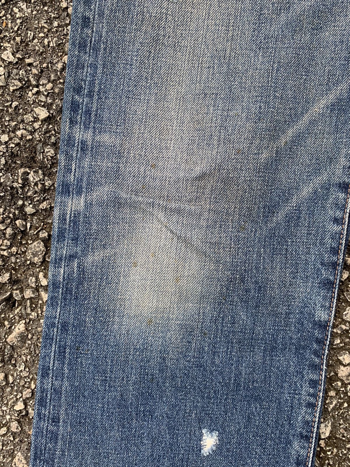 GOA GENUINE VINTAGE GOA JAPANESE SELVEDGE PUNK DISTRESSED DENIM☠️ Size US 30 / EU 46 - 15 Thumbnail