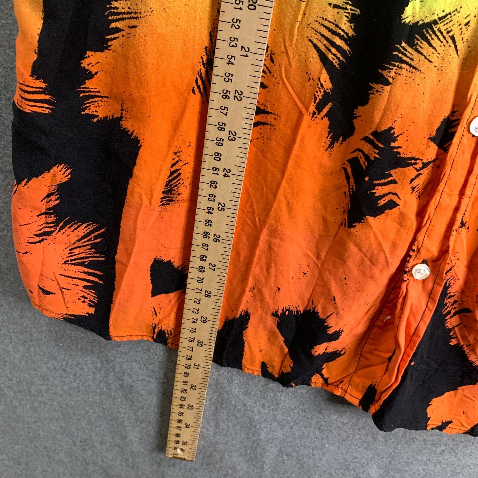 WeSC WeSC Button Up Orange Summer Shirt Adult Extra Large Size US XL / EU 56 / 4 - 6 Thumbnail