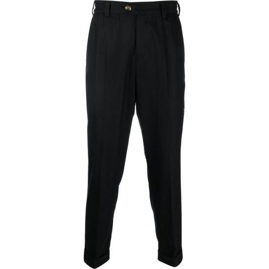 PT Torino PT TORINO Men Straight Pants CM14 RFRBB30REW 0990 BLACK Size US 33 - 1 Thumbnail