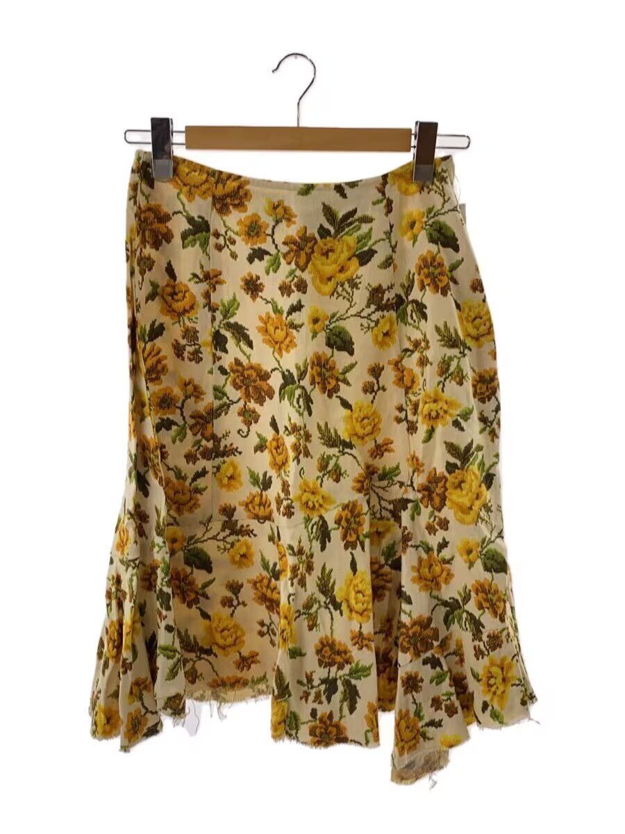 Floral Linen Skirt